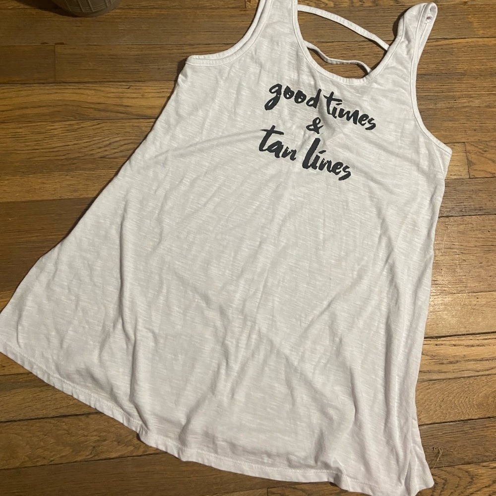 Tan lines and good times  swim cover